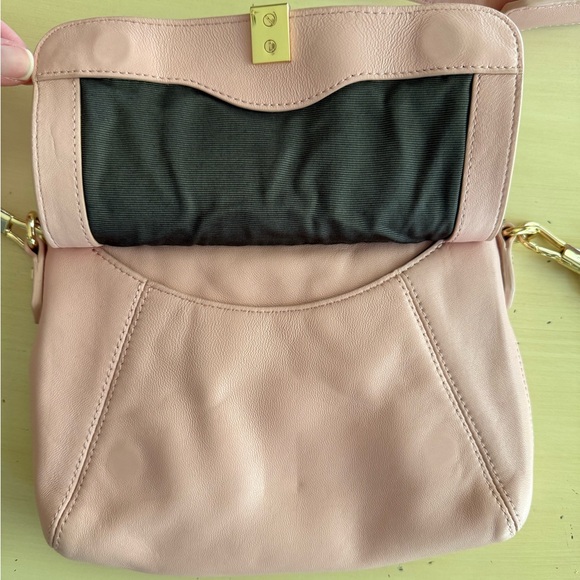 Elizabeth and James Pink Leather Crossbody - Picture 8 of 14